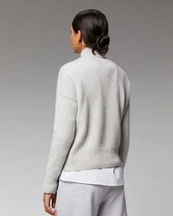 Discount FROM FUTURE Pull Col Montant Future Is Love Gris Chine Clair