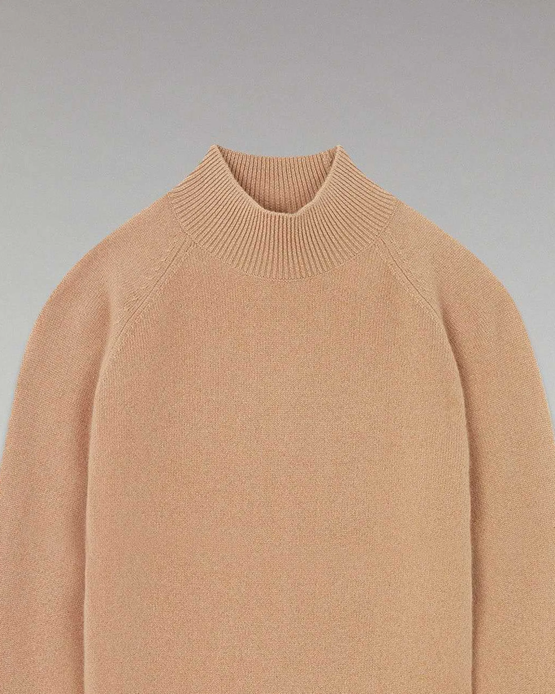 Best FROM FUTURE Pull Col Montant Leger Camel
