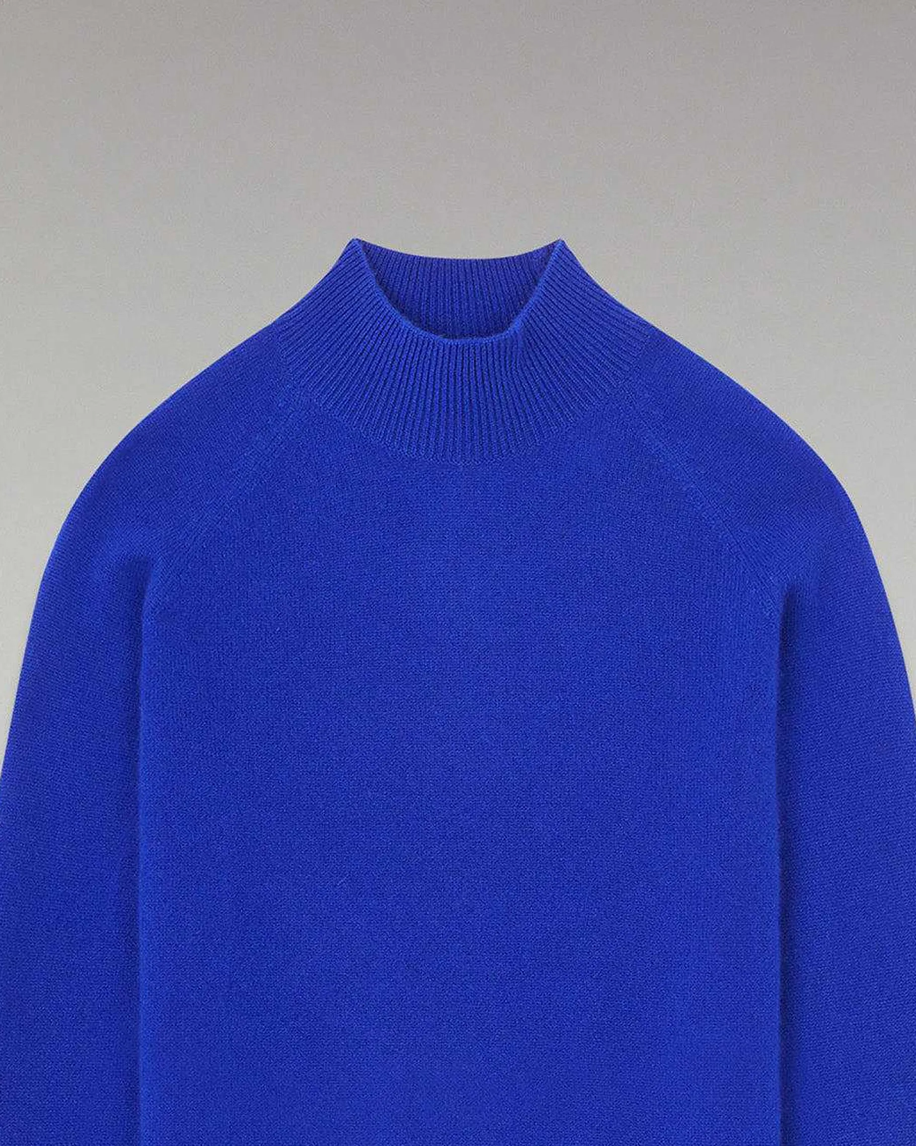 Clearance FROM FUTURE Pull Col Montant Leger Pop Blue