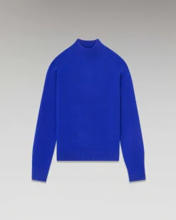 Clearance FROM FUTURE Pull Col Montant Leger Pop Blue