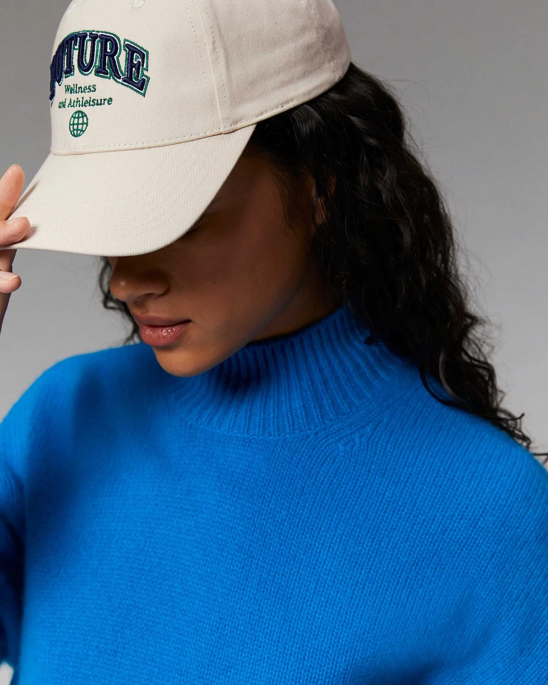 Sale FROM FUTURE Pull Col Montant Oversize Forest Green
