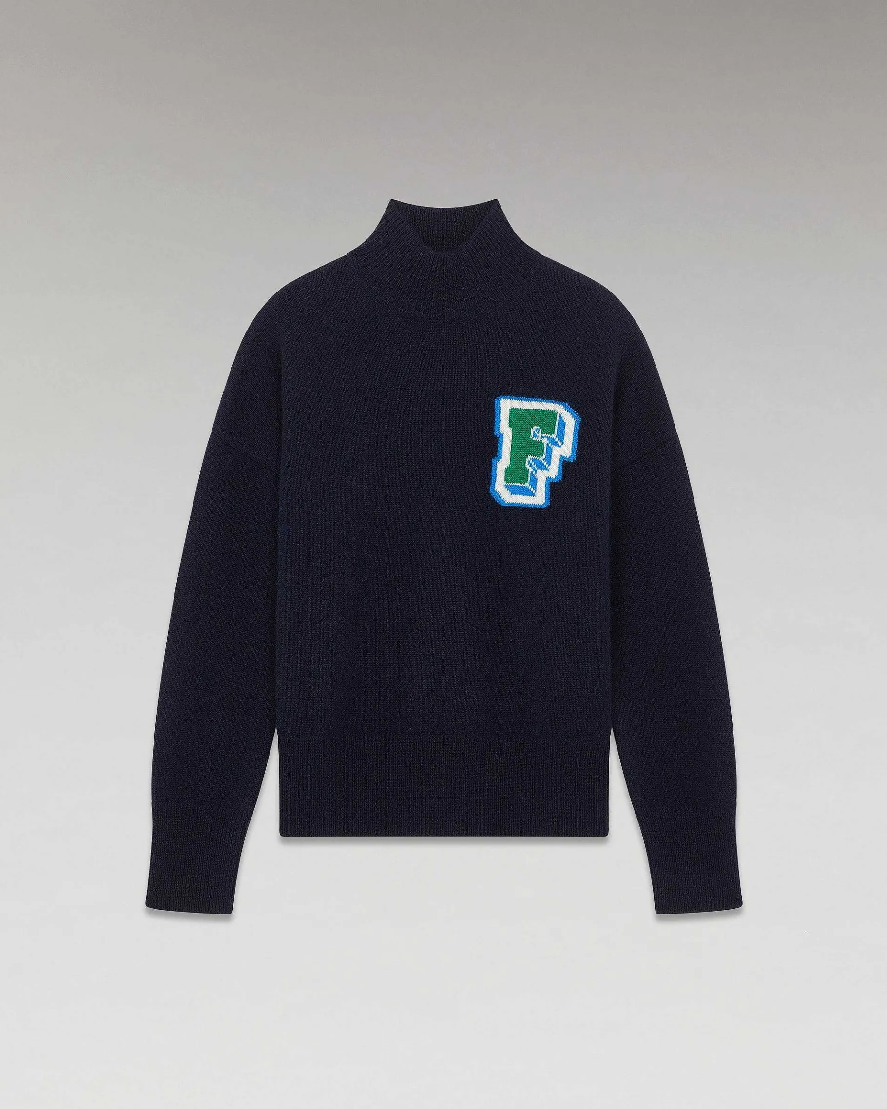 Best FROM FUTURE Pull Col Montant Oversize Navy