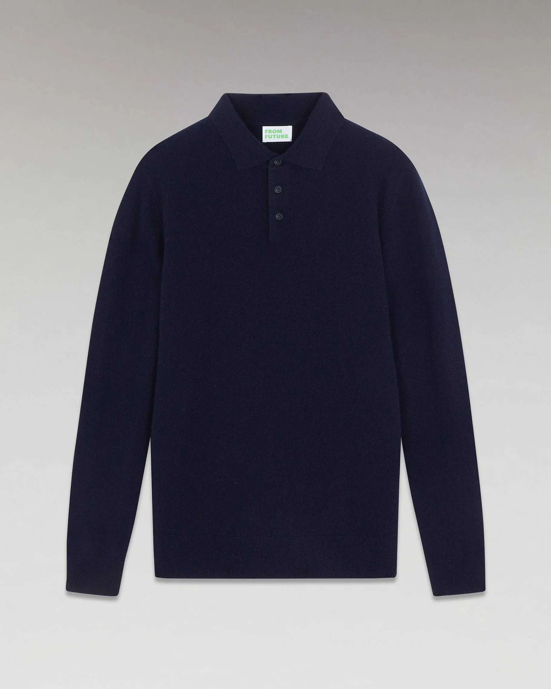 Best FROM FUTURE Pull Col Polo Basique Navy