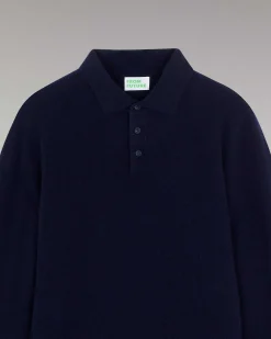 Best FROM FUTURE Pull Col Polo Basique Navy