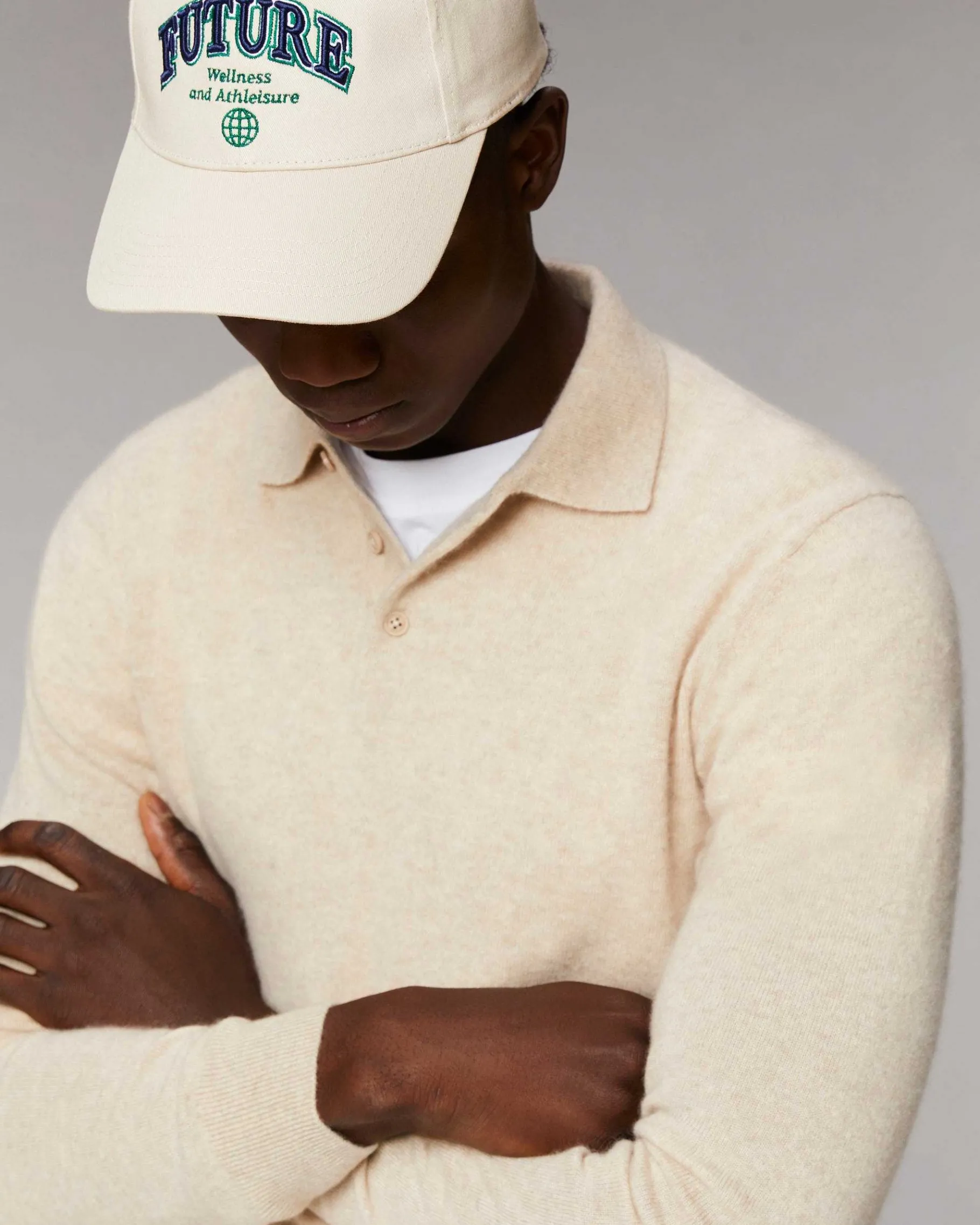 Outlet FROM FUTURE Pull Col Polo Basique