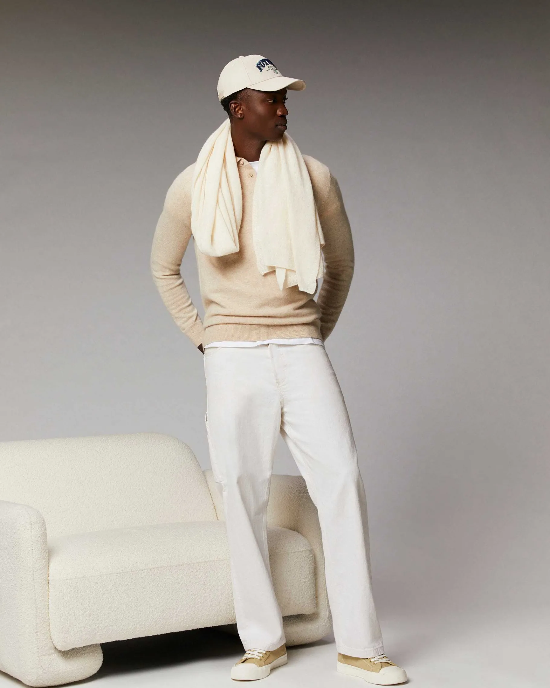 Outlet FROM FUTURE Pull Col Polo Basique
