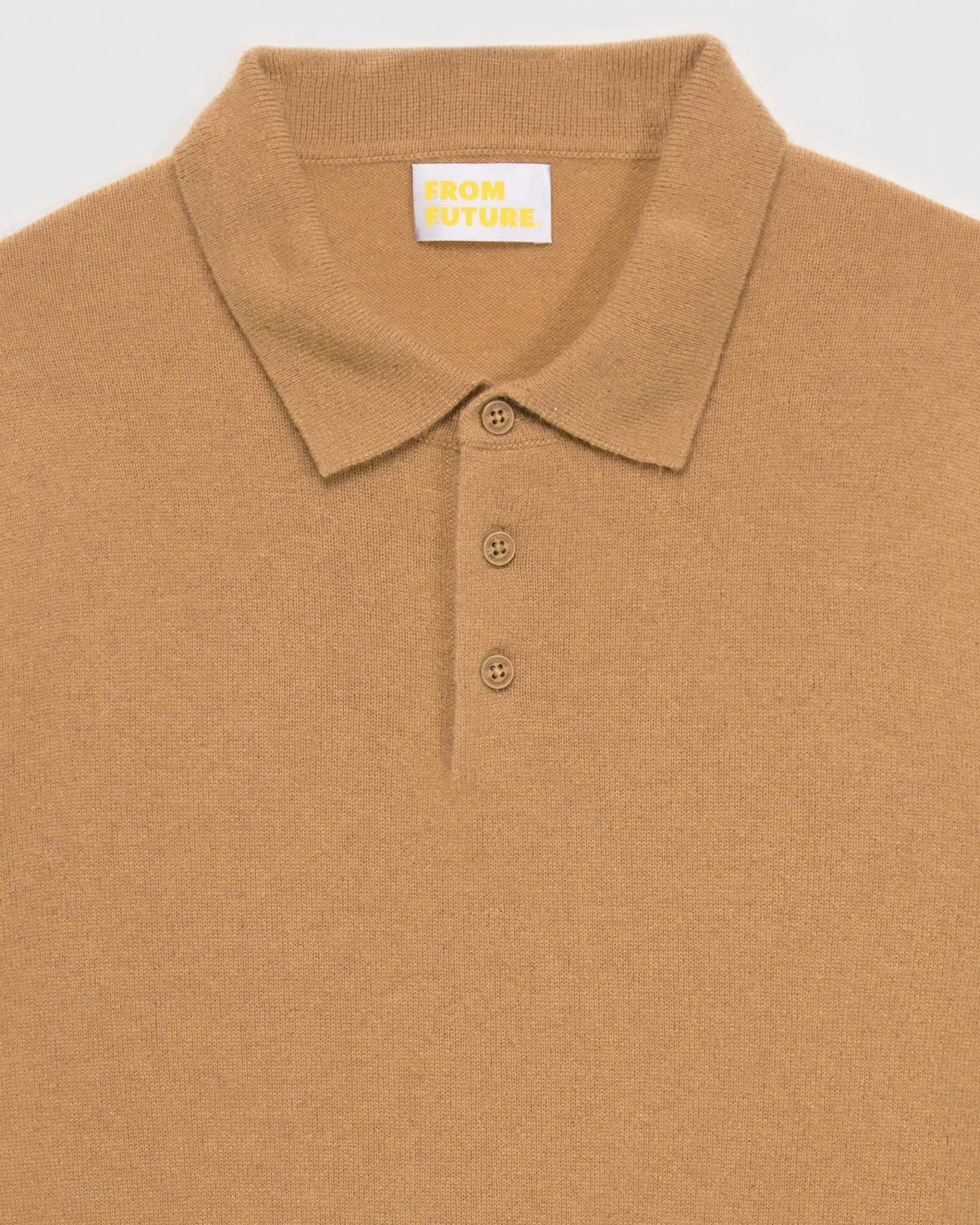 Online FROM FUTURE Pull Col Polo Basique