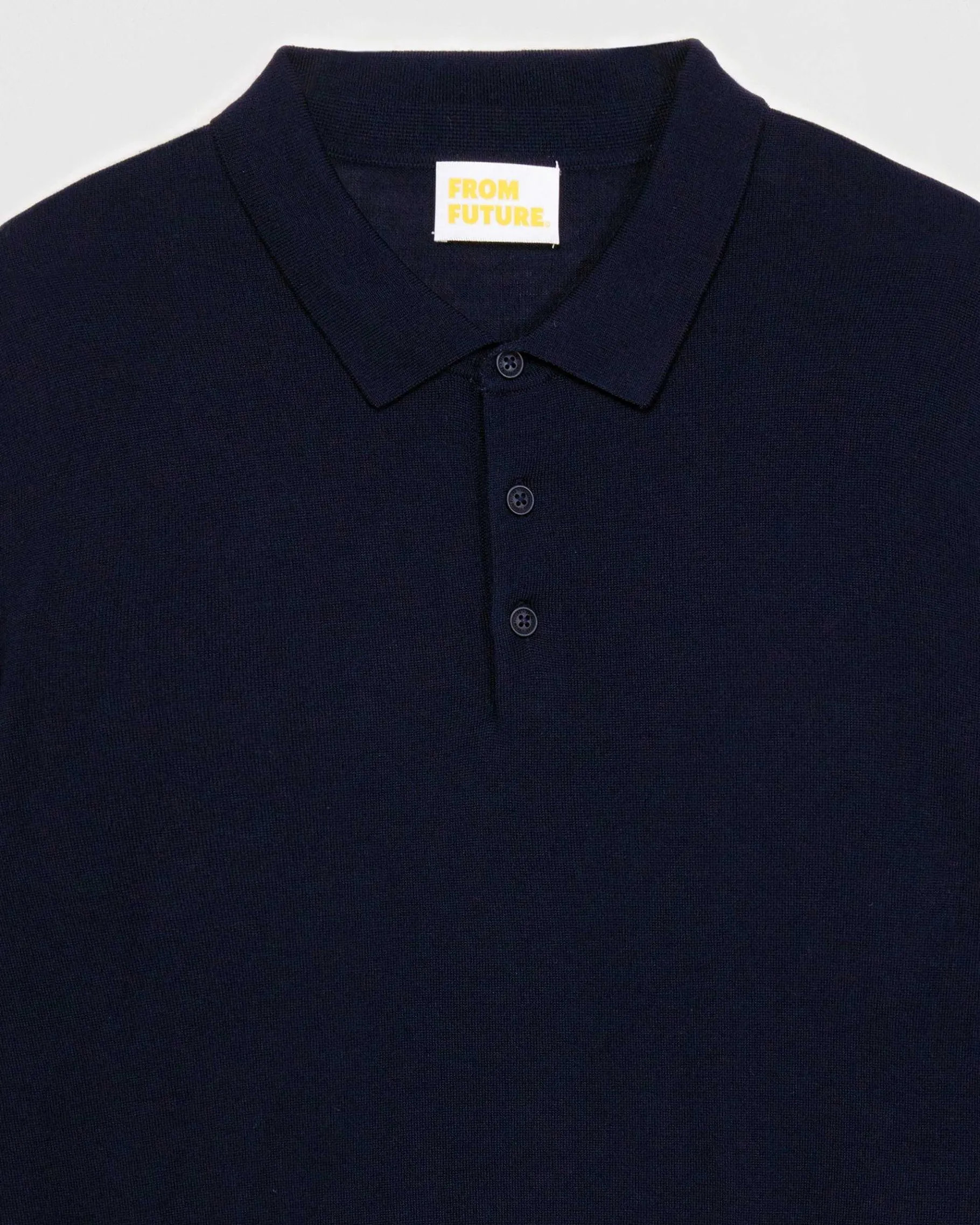 Clearance FROM FUTURE Pull Col Polo Basique Navy