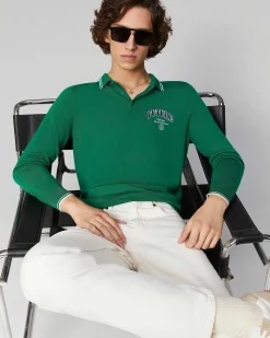Discount FROM FUTURE Pull Col Polo College Forest Green