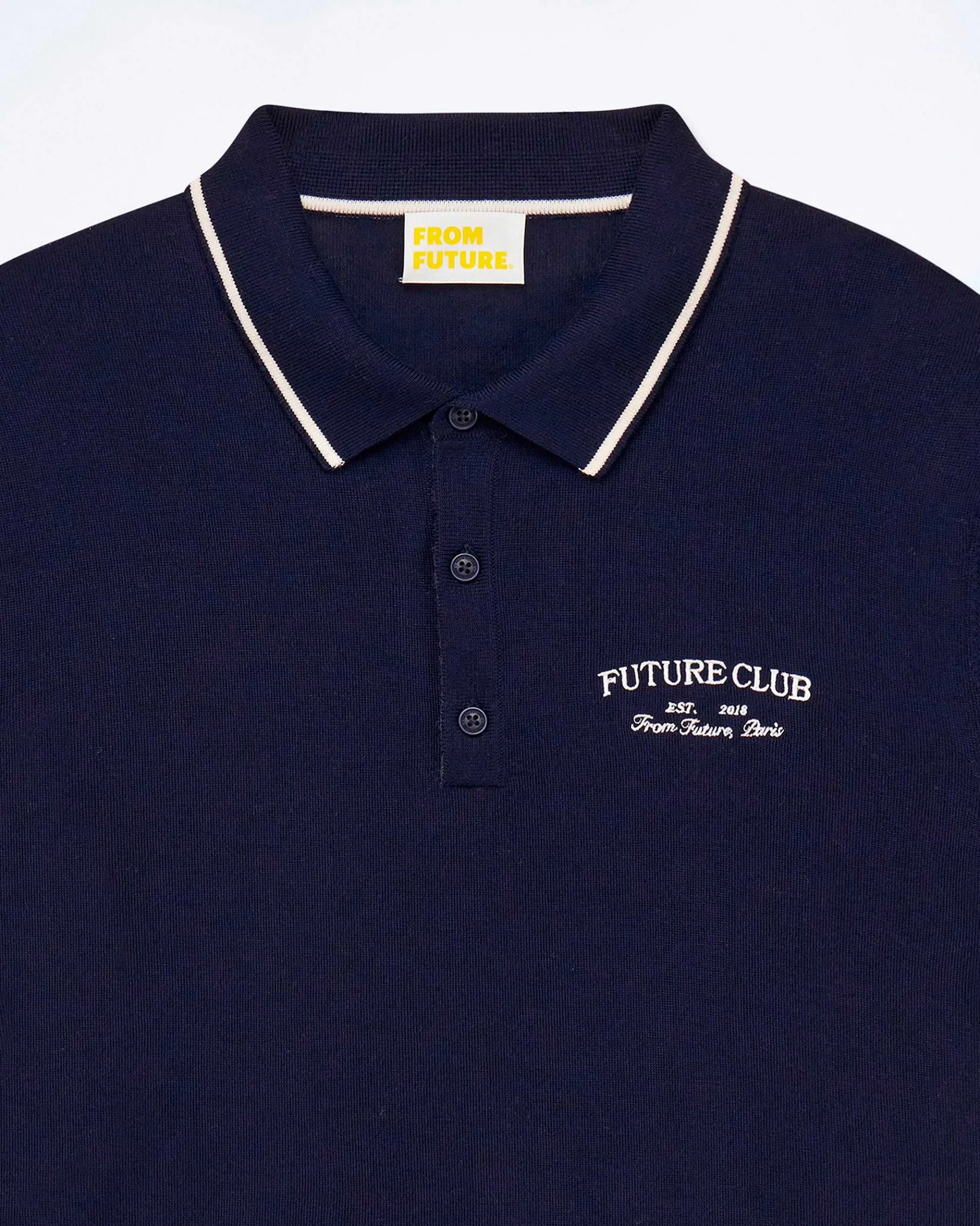 Hot FROM FUTURE Pull Col Polo Future Club Navy