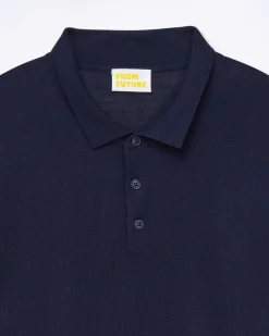 Online FROM FUTURE Pull Col Polo Uni Navy