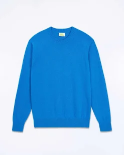 Clearance FROM FUTURE Pull Col Rond Surf Blue Mouline