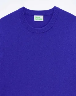 Sale FROM FUTURE Pull Col Rond Magic Purple