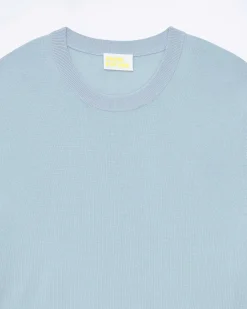 Clearance FROM FUTURE Pull Col Rond Grey Blue