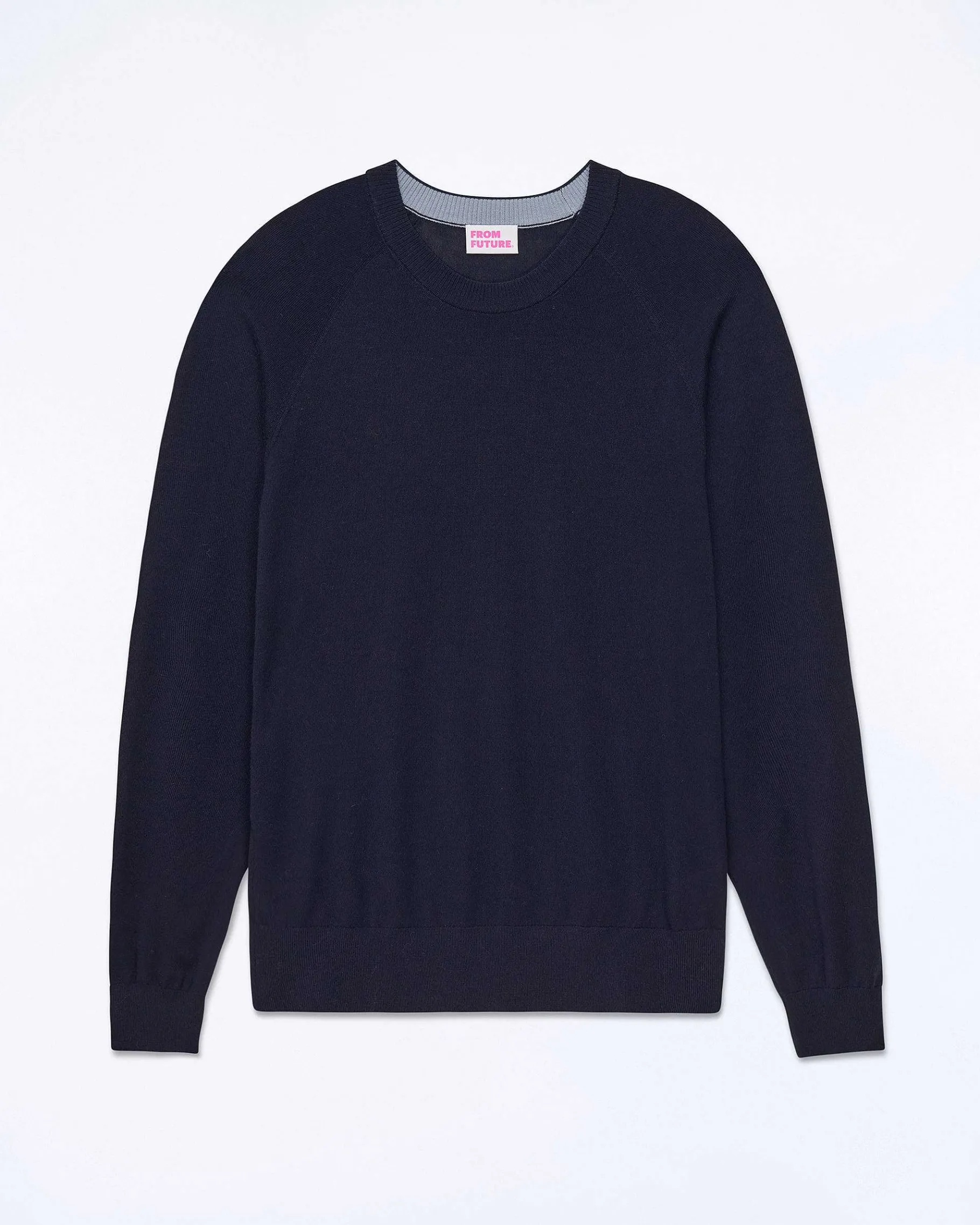 New FROM FUTURE Pull Col Rond Navy