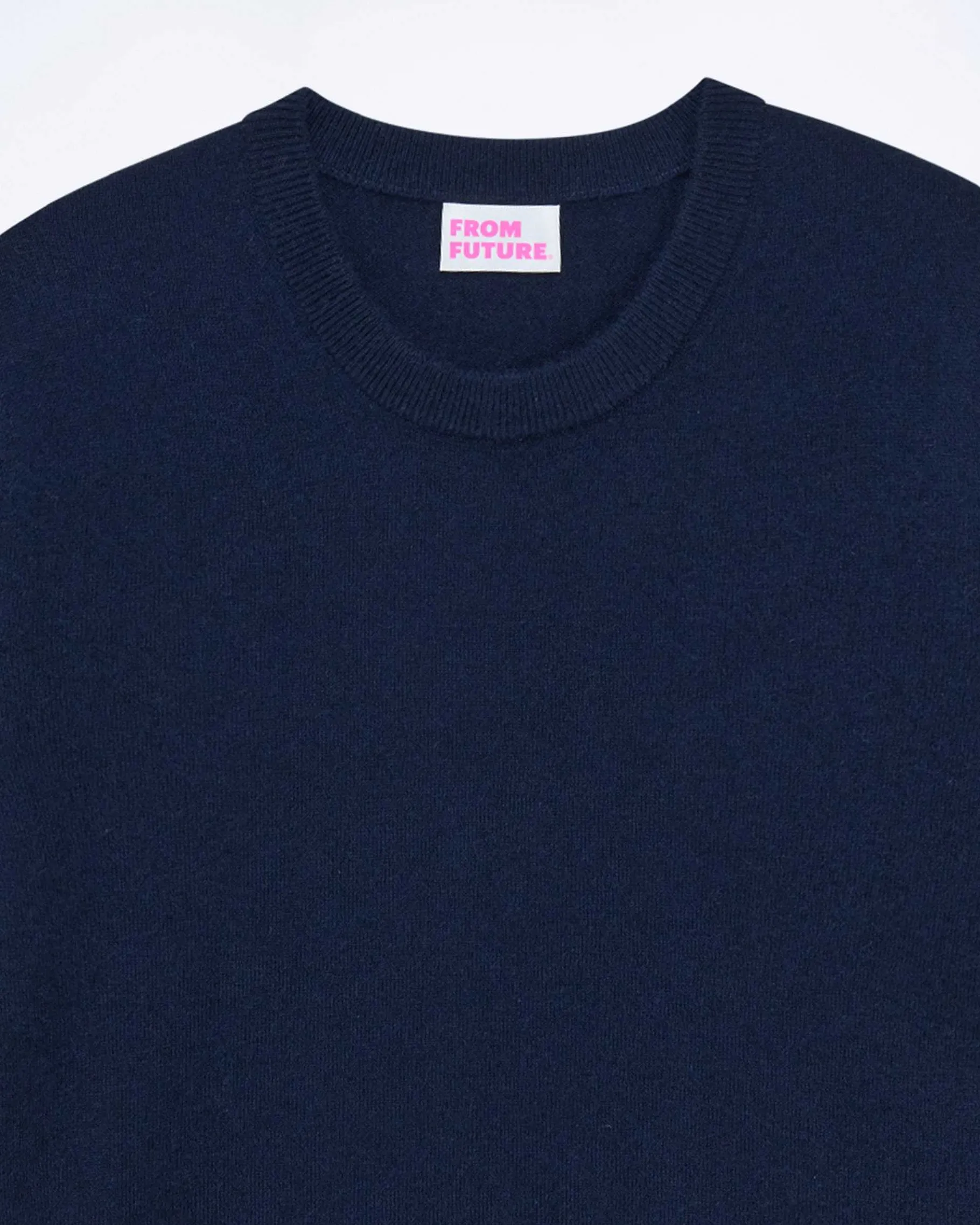 Best FROM FUTURE Pull Col Rond Navy