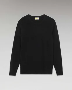 Clearance FROM FUTURE Pull Col Rond Basique Noir