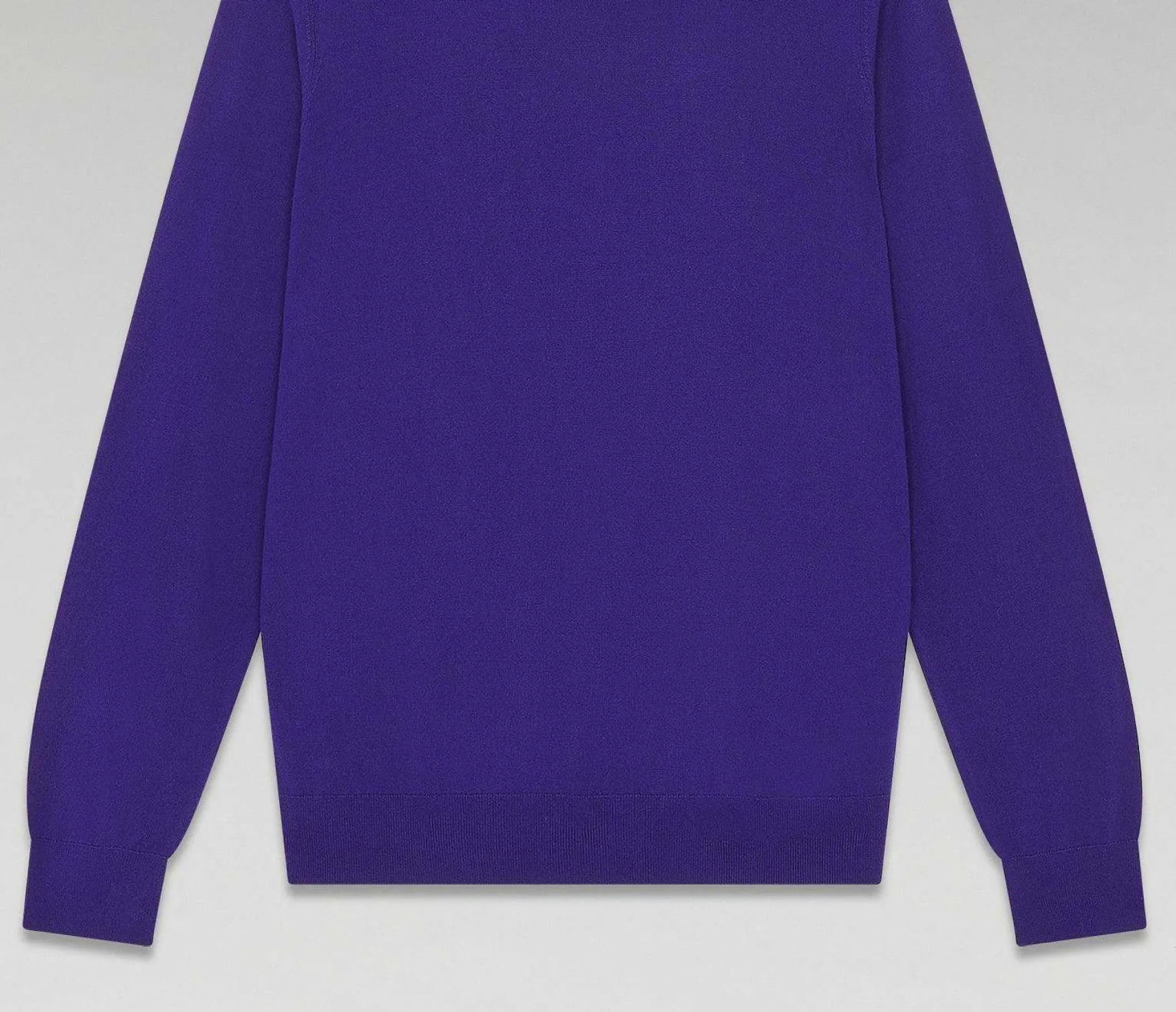 Best FROM FUTURE Pull Col Rond Basique Intense Purple