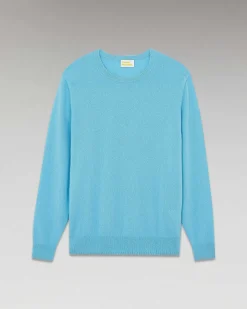 Clearance FROM FUTURE Pull Col Rond Basique Sweet Blue
