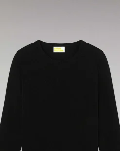 Best FROM FUTURE Pull Col Rond Basique Noir
