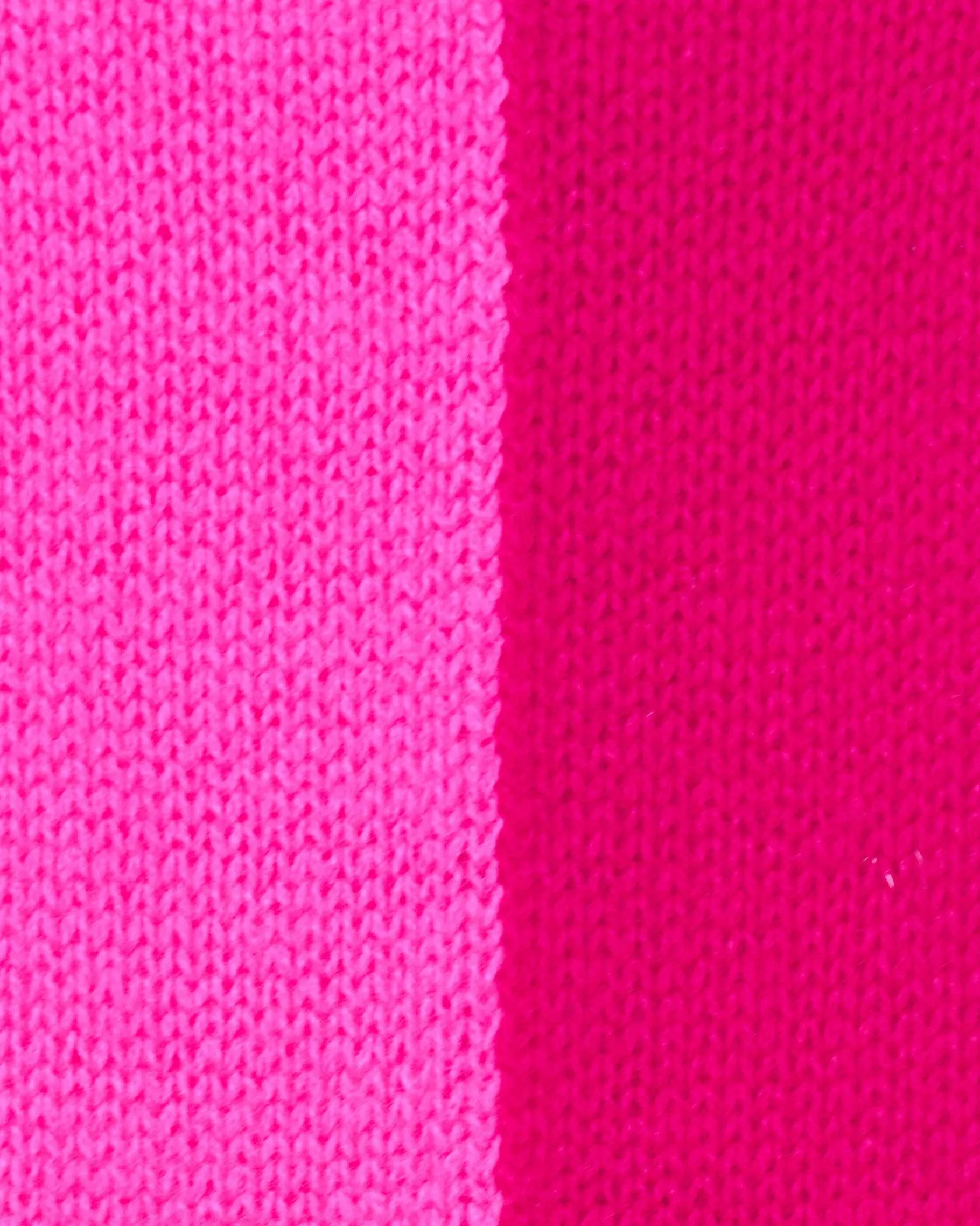 Sale FROM FUTURE Pull Col Rond Biface Flash Pink