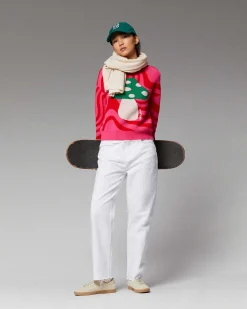 Clearance FROM FUTURE Pull Col Rond Champignon Future Winter Fuschia