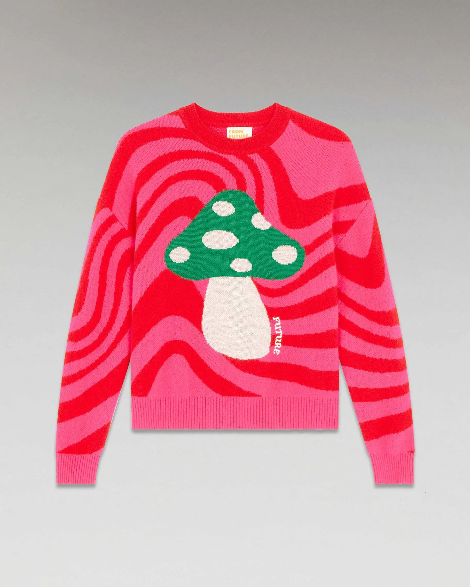 Clearance FROM FUTURE Pull Col Rond Champignon Future Winter Fuschia