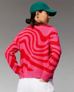 Clearance FROM FUTURE Pull Col Rond Champignon Future Winter Fuschia