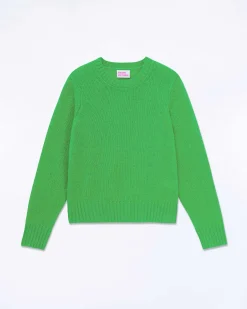 New FROM FUTURE Pull Col Rond Court Magic Green