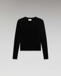 Discount FROM FUTURE Pull Col Rond Court Noir