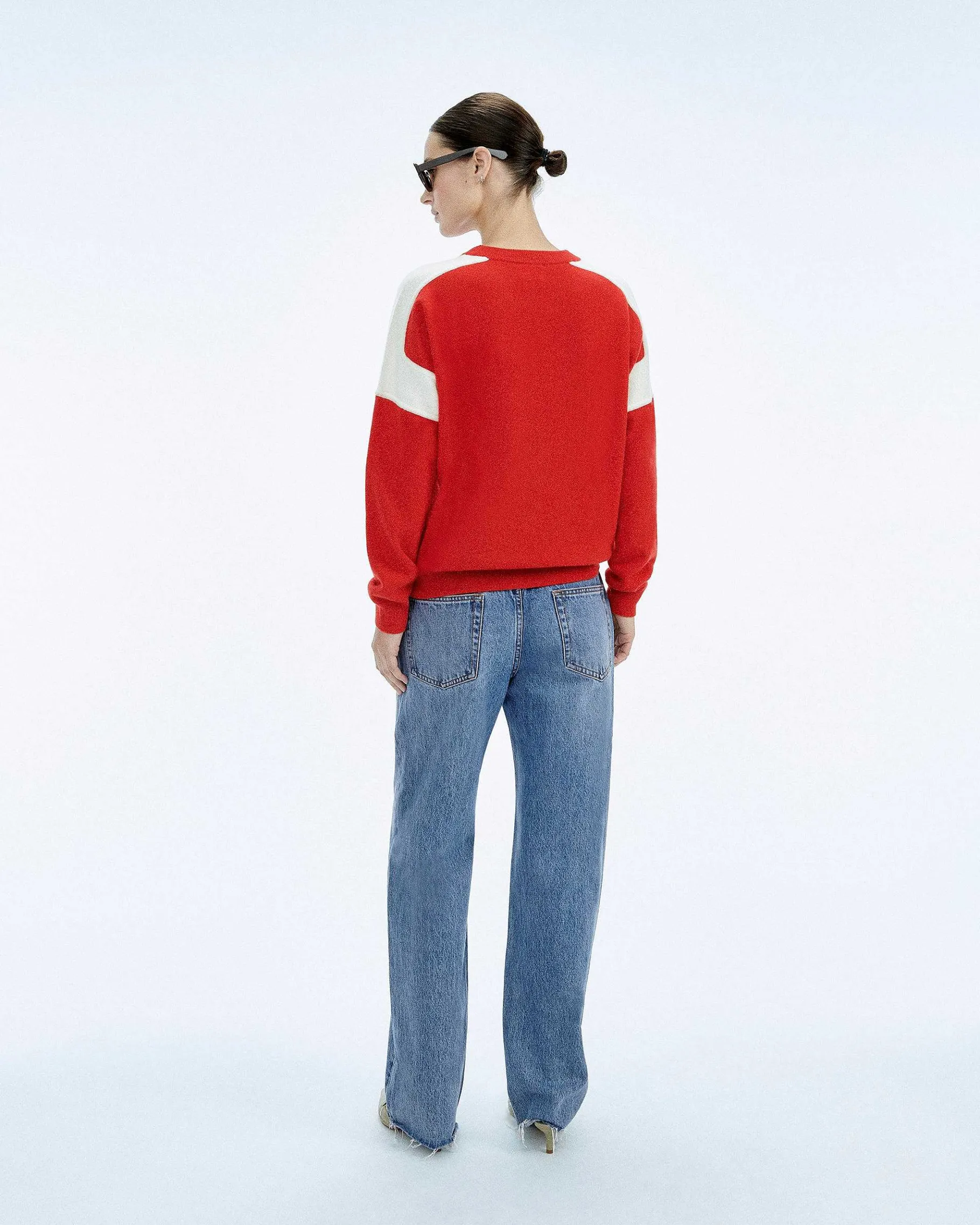 Discount FROM FUTURE Pull Col Rond Club Perfect Red