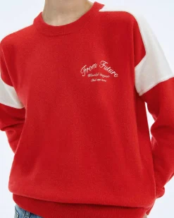 Discount FROM FUTURE Pull Col Rond Club Perfect Red