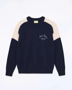 Best FROM FUTURE Pull Col Rond Club Navy