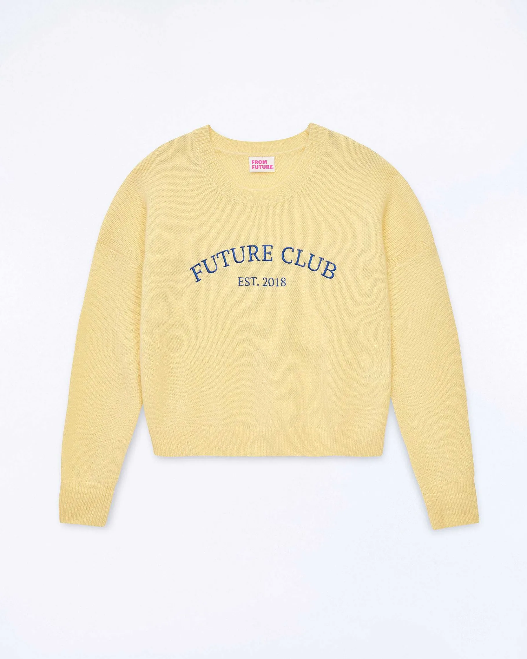 New FROM FUTURE Pull Col Rond Future Baby Yellow