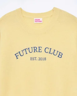 New FROM FUTURE Pull Col Rond Future Baby Yellow