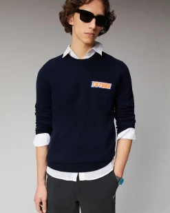 Online FROM FUTURE Pull Col Rond Future Gris Chine Clair