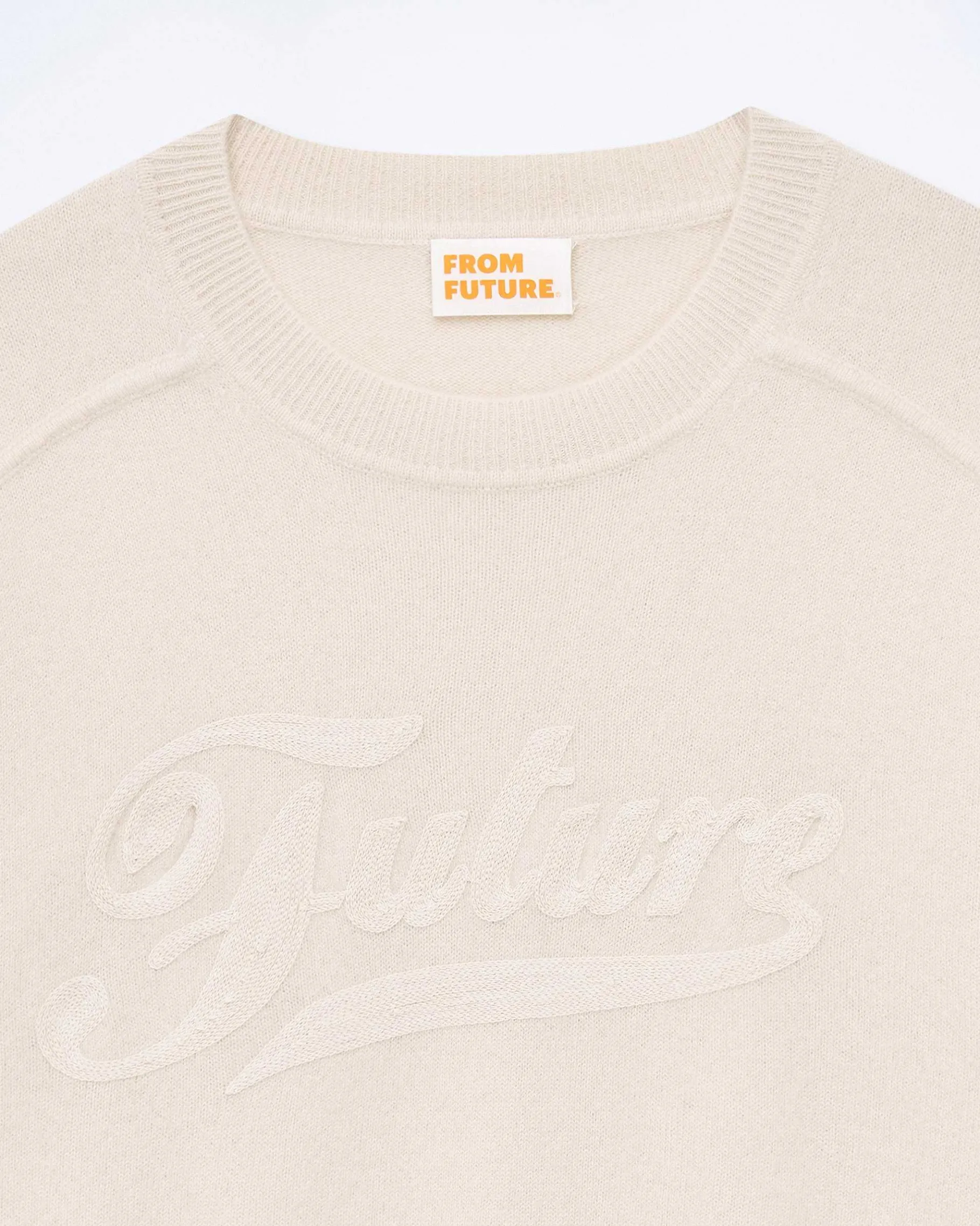 FROM FUTURE Pull Col Rond Future Light Beige