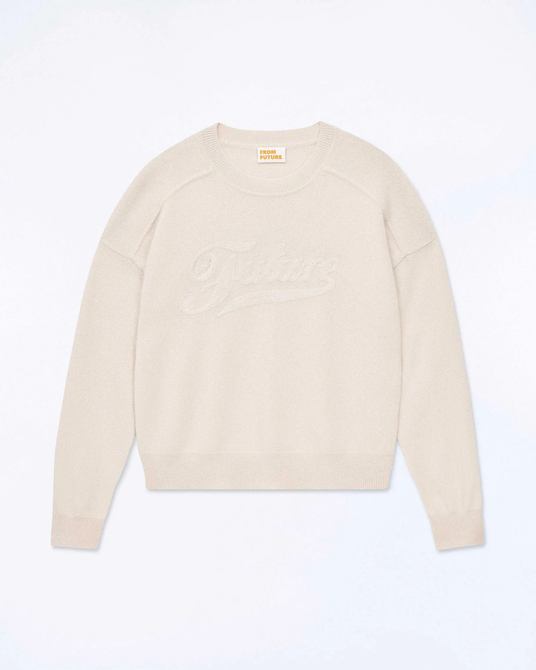 FROM FUTURE Pull Col Rond Future Light Beige