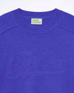Sale FROM FUTURE Pull Col Rond Future Magic Purple