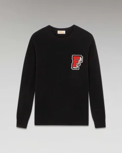 Best FROM FUTURE Pull Col Rond Oversize Noir
