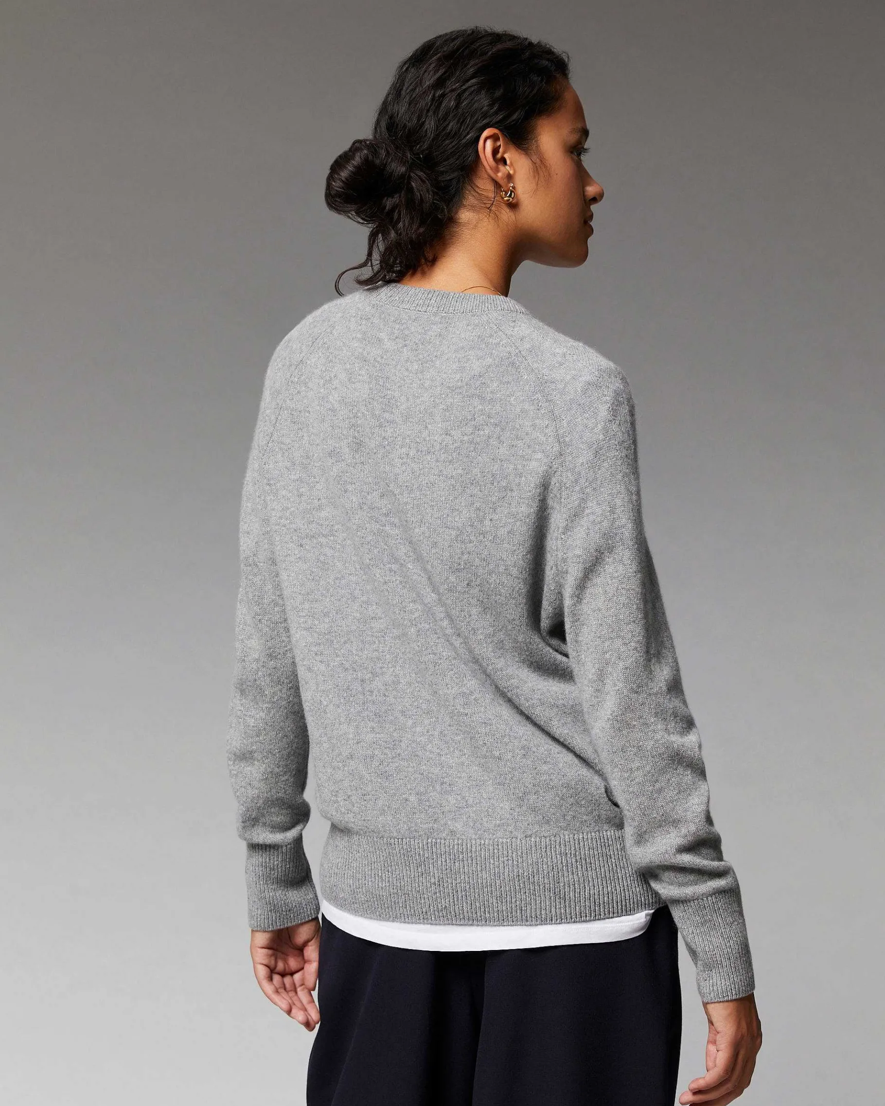 Best FROM FUTURE Pull Col Rond Oversize Leger Disco Blue
