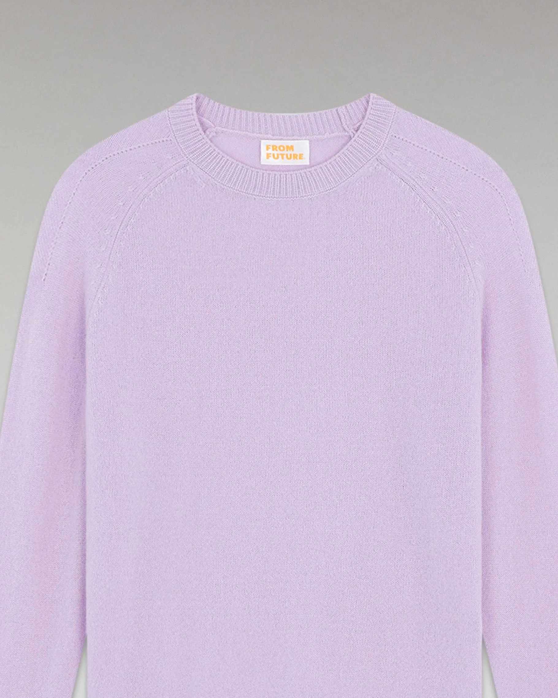 Discount FROM FUTURE Pull Col Rond Oversize Leger Sweet Lilac
