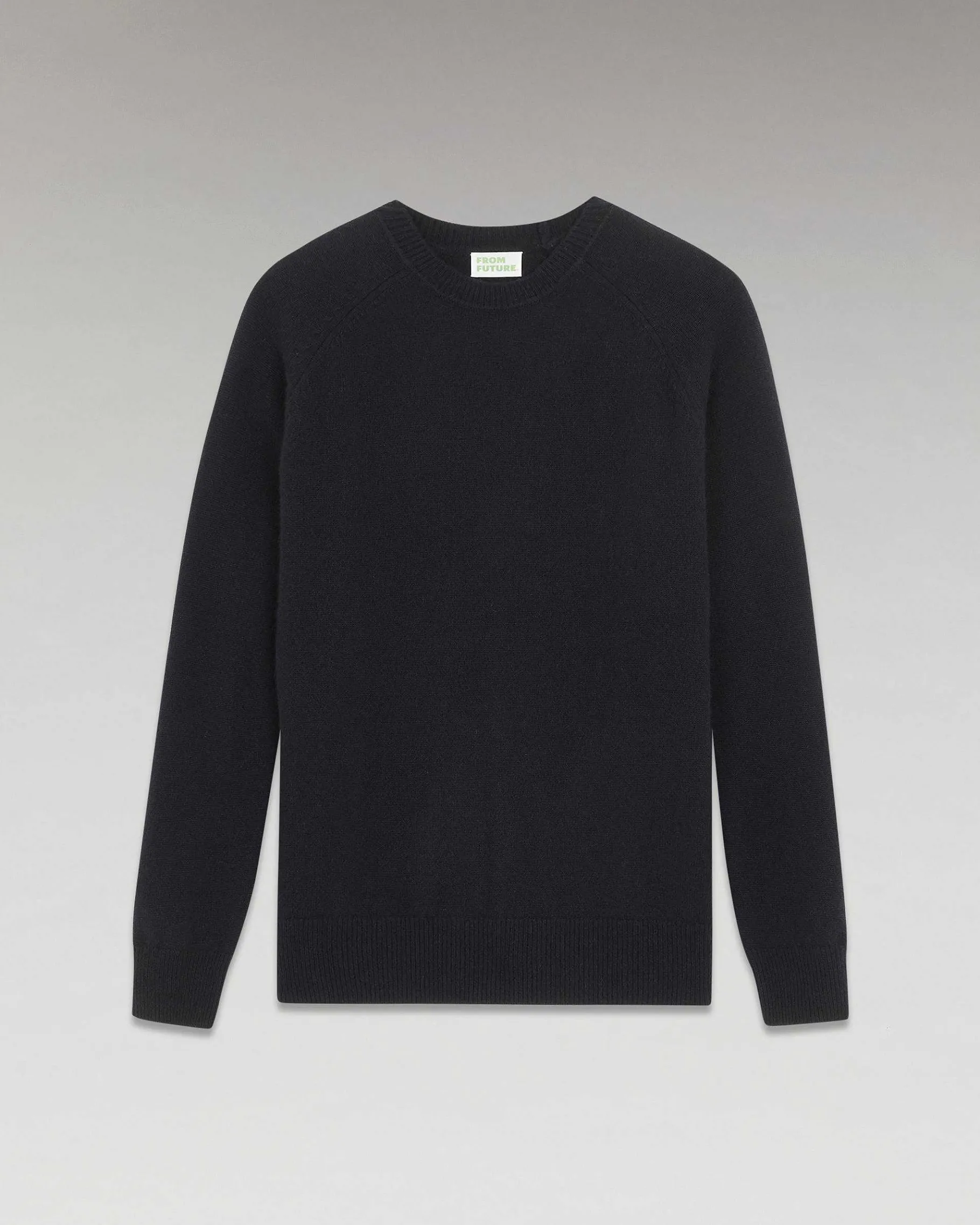 Outlet FROM FUTURE Pull Col Rond Raglan Navy