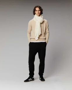 New FROM FUTURE Pull Col Rond Raglan Gris Chine Fonce