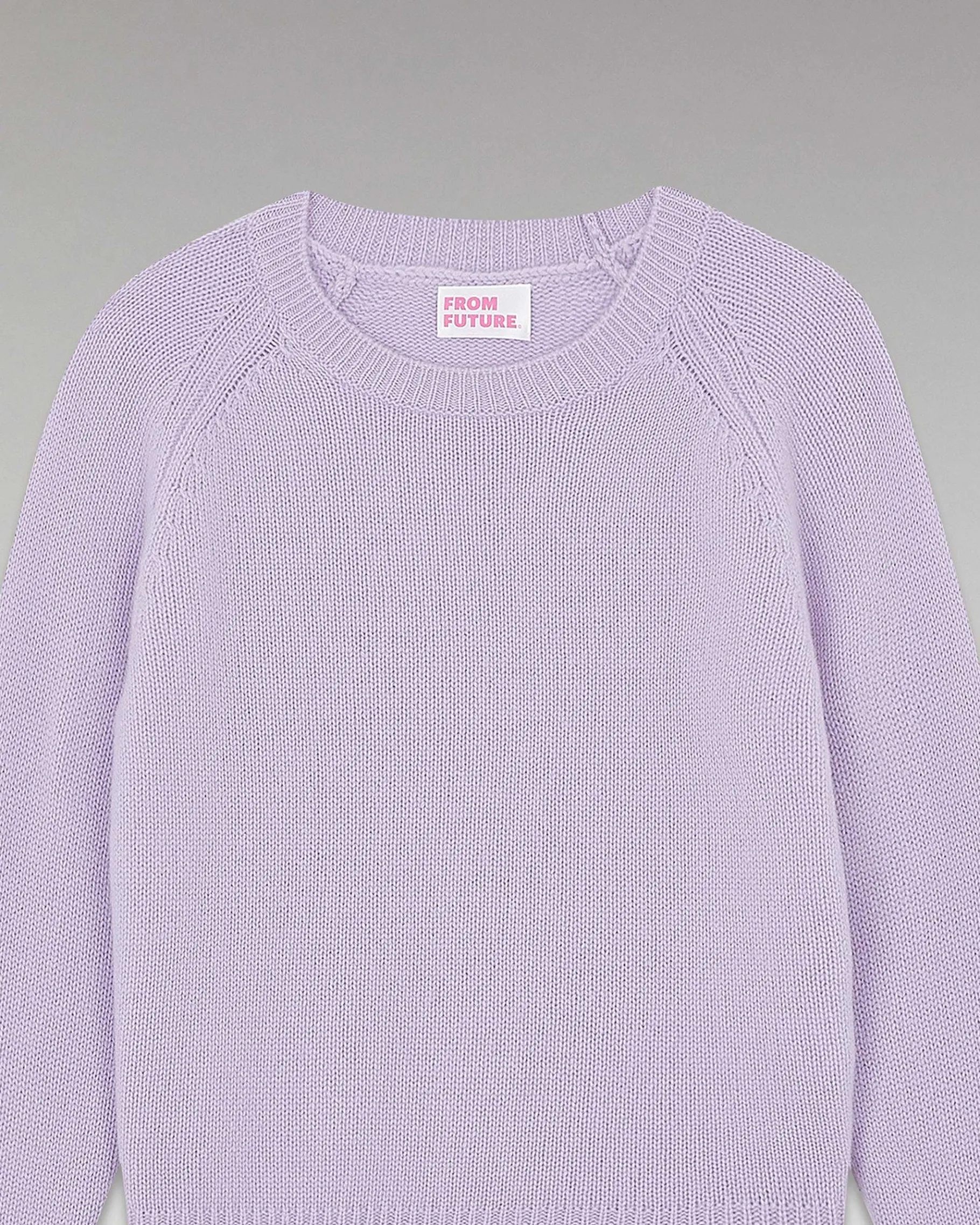 Online FROM FUTURE Pull Col Rond Raglan Sweet Lilac