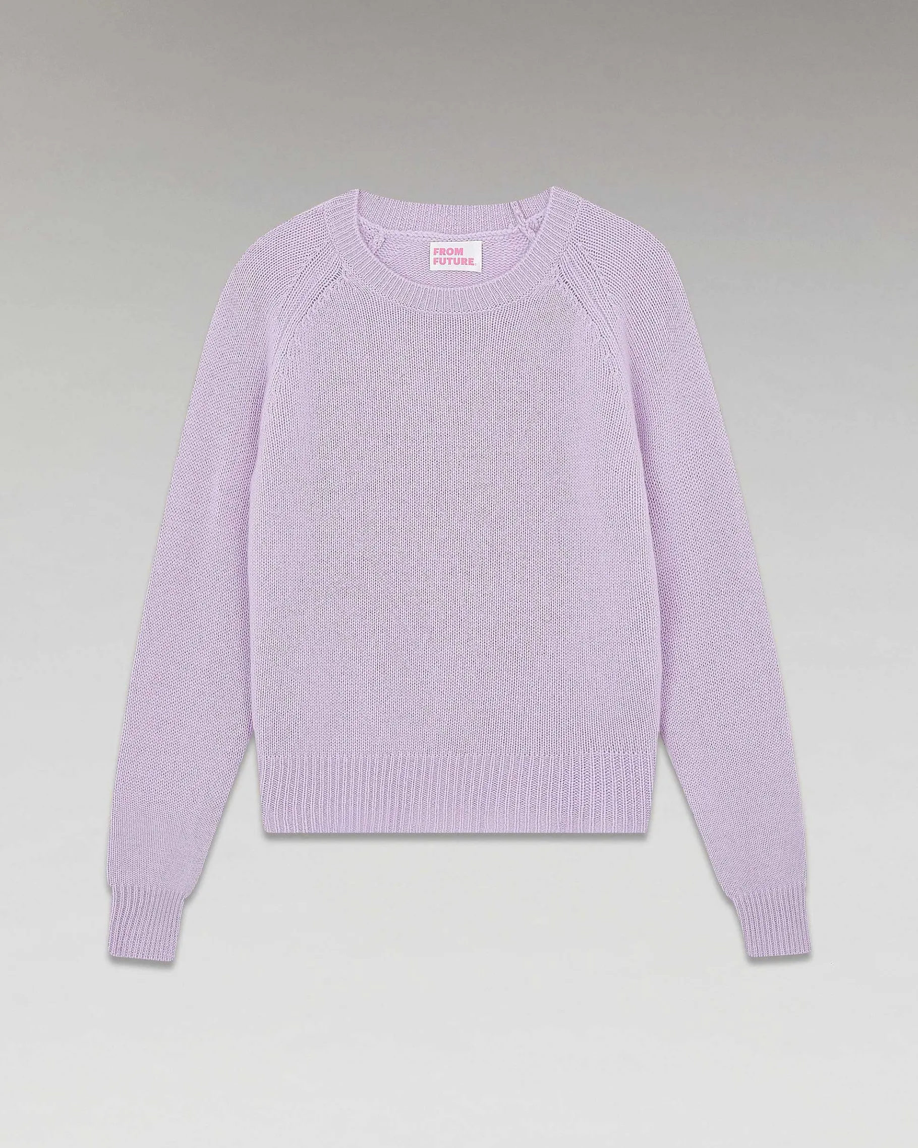 New FROM FUTURE Pull Col Rond Raglan Sweet Lilac