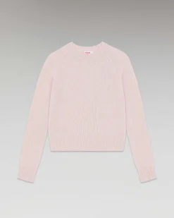 FROM FUTURE Pull Col Rond Raglan Rose Poudre