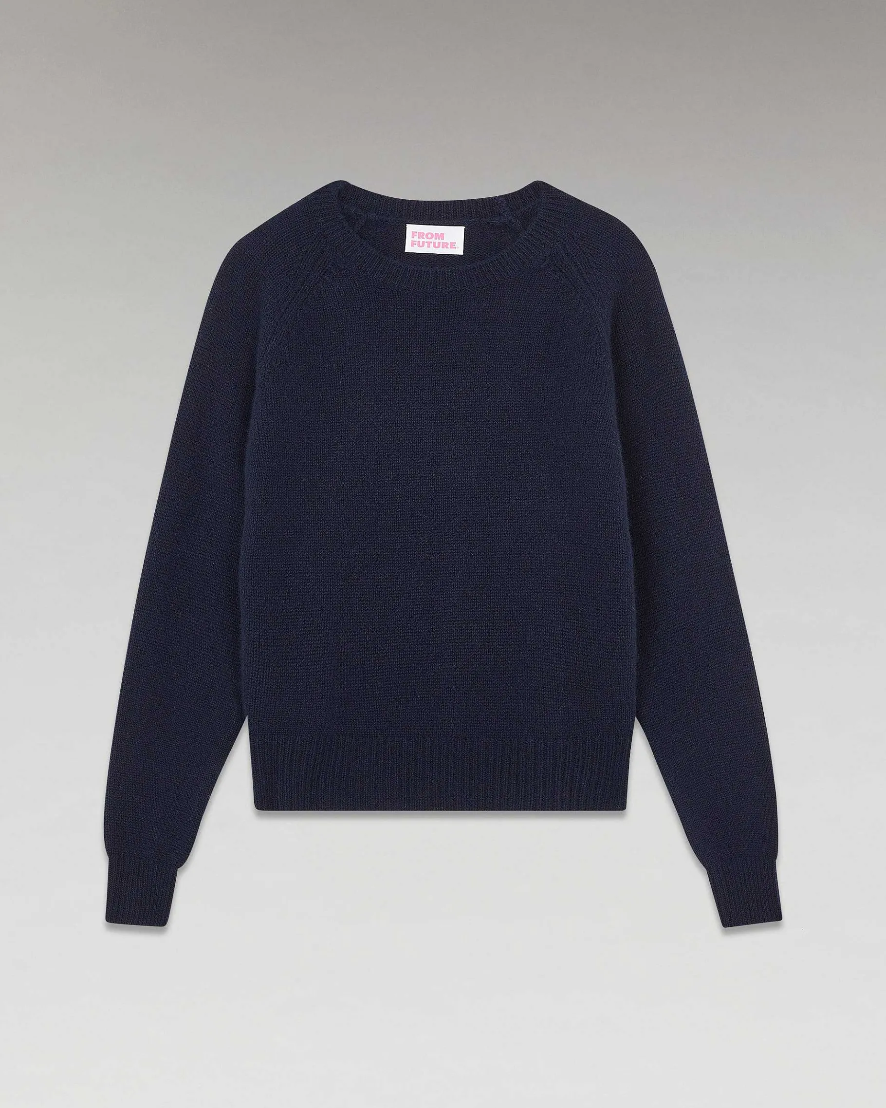 Online FROM FUTURE Pull Col Rond Raglan Navy