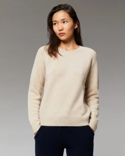 Outlet FROM FUTURE Pull Col Rond Raglan Oversize Flash Pink