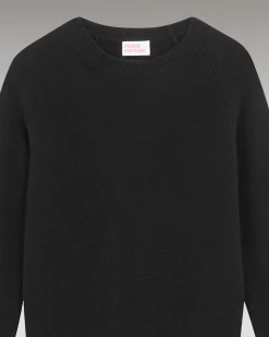 Discount FROM FUTURE Pull Col Rond Raglan Oversize Noir